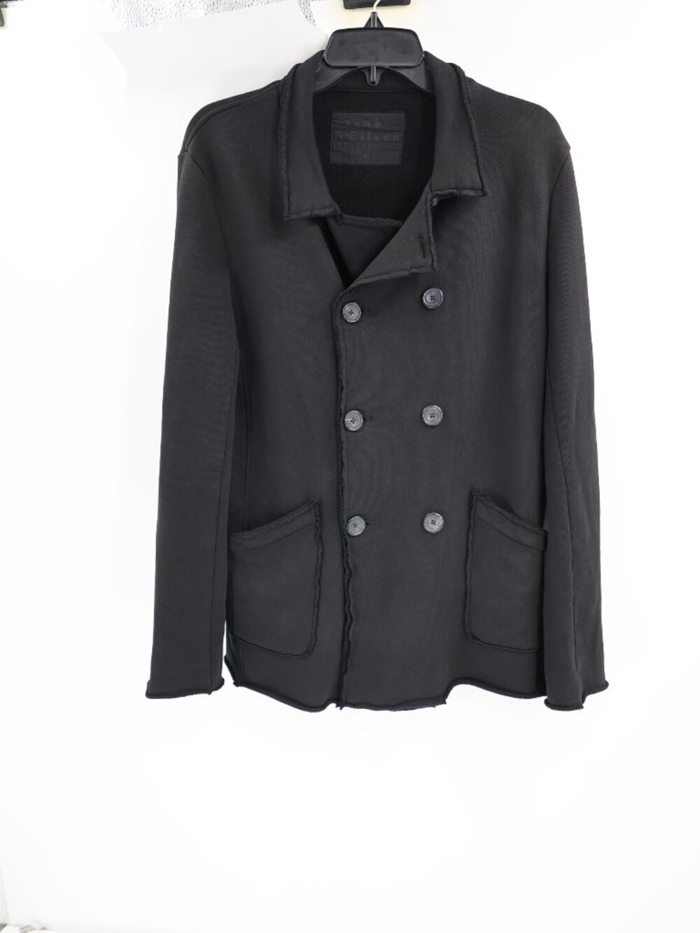 Frank & Eileen Jacket Women Small Tee Lab Belfast Pea Coat Cotton tripple fleece